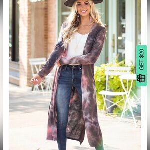 Tie dye duster size small